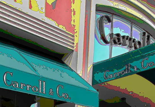 Les Mayers' art was on exhibit at Carroll & Company in Beverl Hills, California ARROLL & COm. IN BEVERLY HILLS, CA