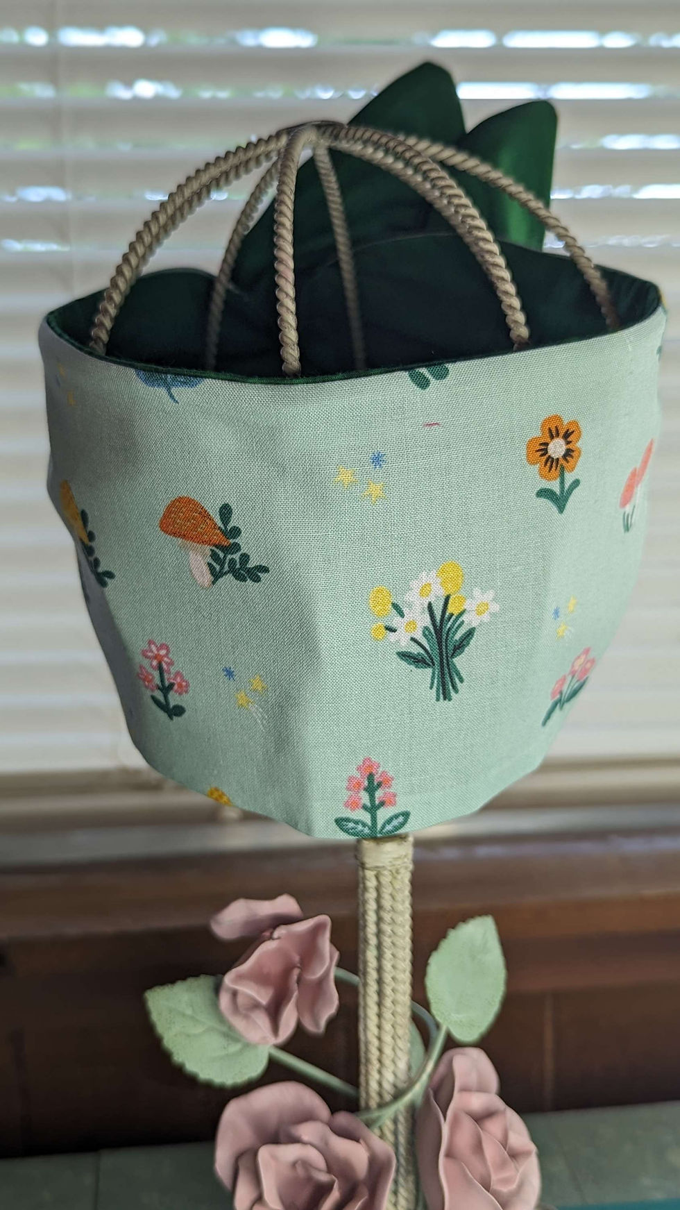Thumbnail: Mushrooms and Butterflies  - Reversible Green