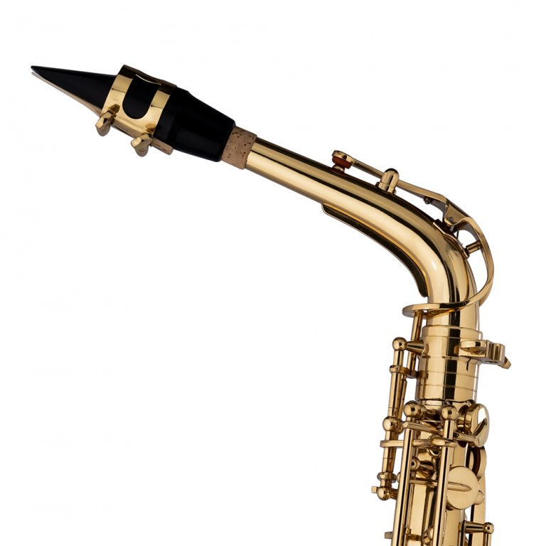 Thumbnail: STAGG LV-AS4105 Eb alto saxophone, hand-engraved bell, with soft case