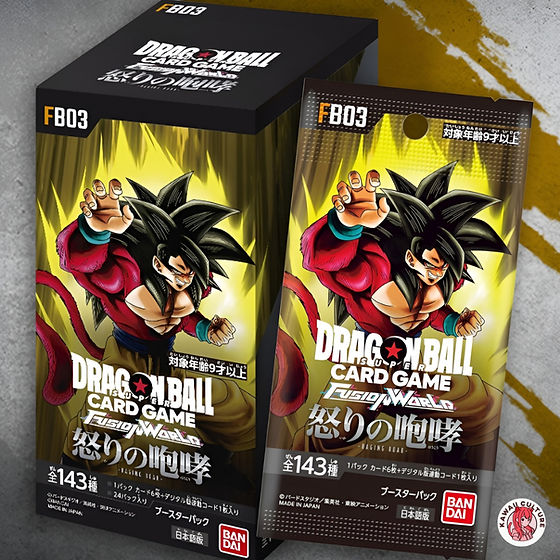 dragon ball raging roar booster box Dragon Ball Super Fusion World Raging Roar FB03 Japanese Booster Box
