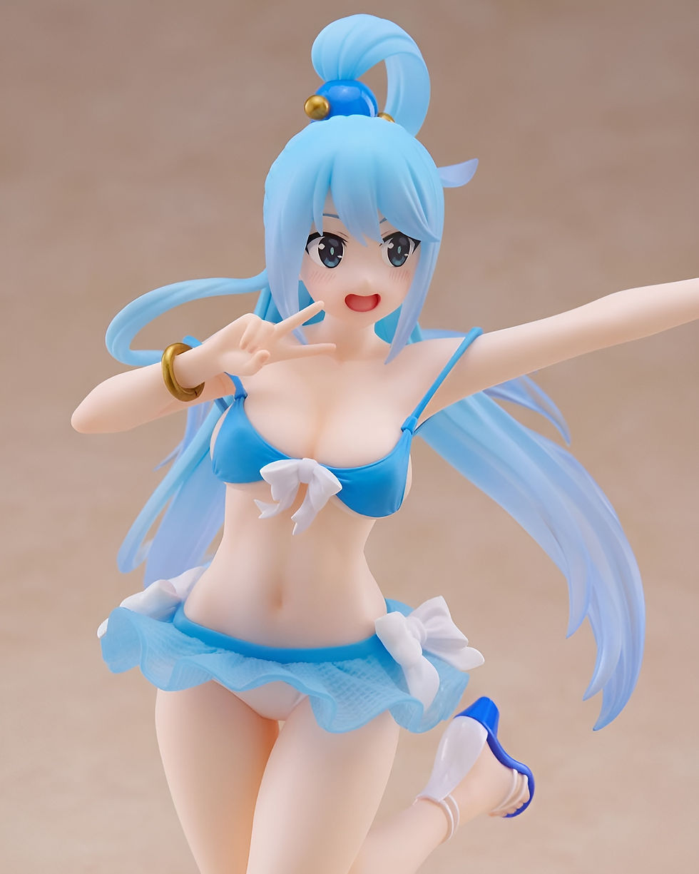 Thumbnail: KonoSuba  Coreful Figure – Aqua (Swimwear Ver.) – by Taito