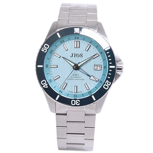 GMT DIVER'S 104 びわ湖ブルー 自動巻き腕時計 ダイバーズウォッチ GMT