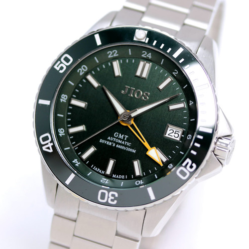 GMT DIVER'S 104 グリーン 200M防水 ステンレスベルト | 【公式】JIOS