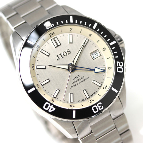 GMT DIVER'S 104 ベージュホワイト 200M防水 ステンレスベルト