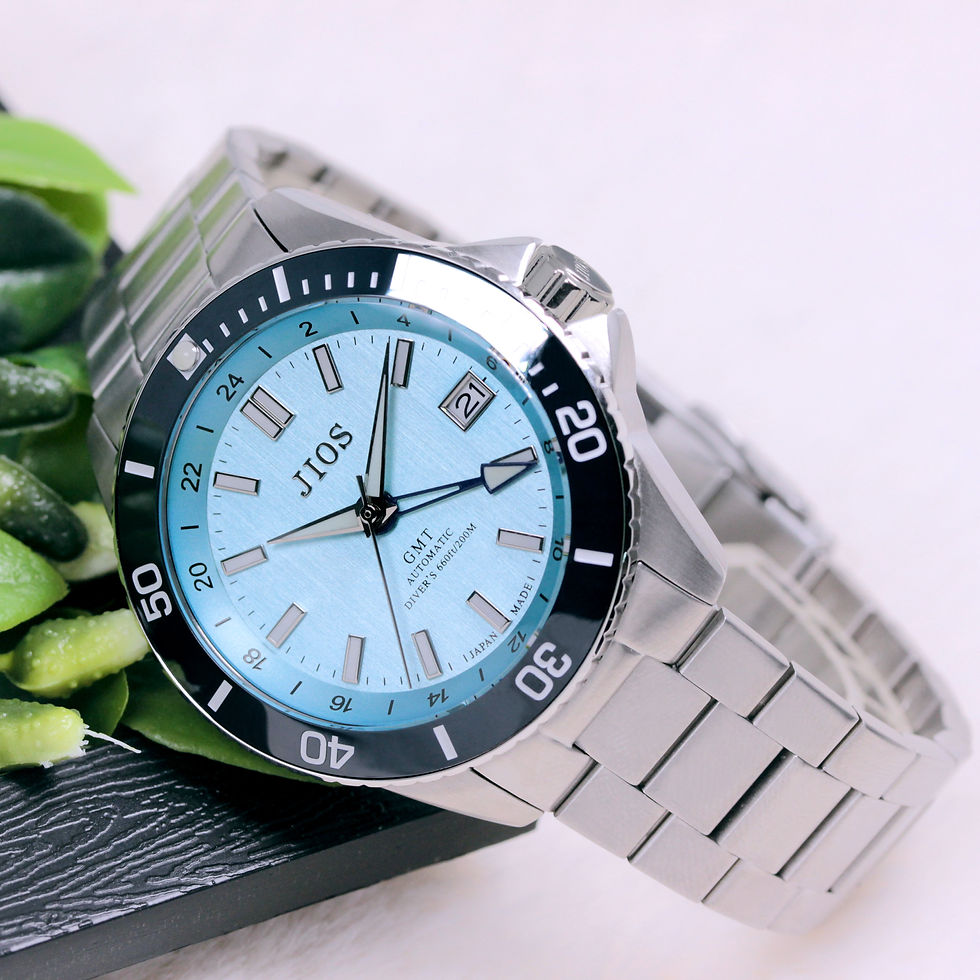 Thumbnail: GMT DIVER’S 104 Lake Biwa Blue dial 200m water resistance stainless steel band