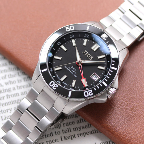 GMT DIVER'S 104 black dial 200m water resistance stainless steel