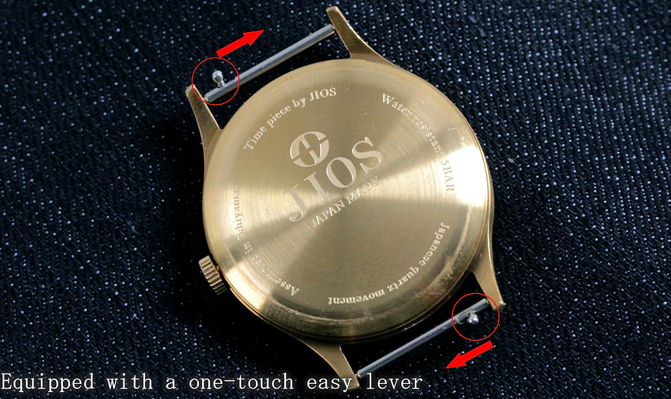 Thumbnail: OMI Silver × Blue, Silver Hands, Arabic Numerals, Tochigi Leather NATO-style Lea