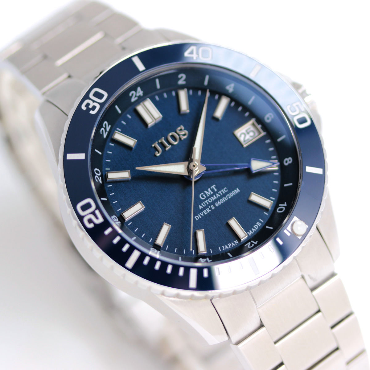 GMT DIVER'S 104 ネイビー 200M防水 ステンレスベルト | 【公式】JIOS