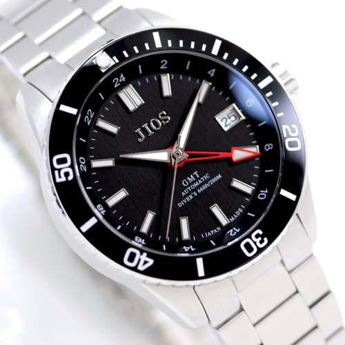 GMT DIVER'S 104 ブラック 200M防水 ステンレスベルト | 【公式】JIOS