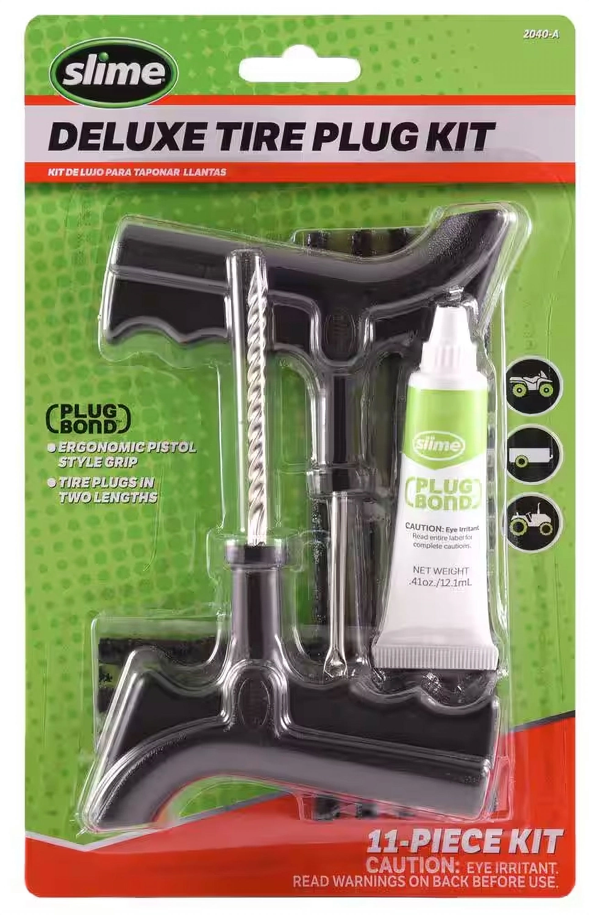 Slime 2040-A Tire Repair Plug Kit