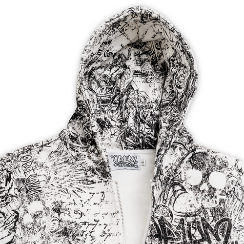 chaos zip up hoodie | Op1um