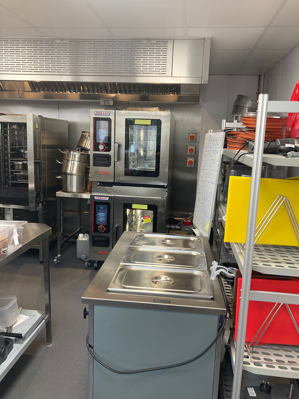 Holy Trinity School Kitchen Combi Ovens