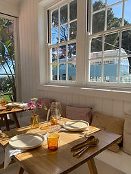 Down the Rabbit Hole - Fiore restaurant and double decker bus