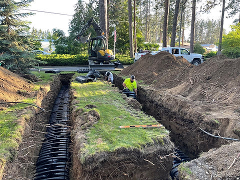 Drain field Installation
