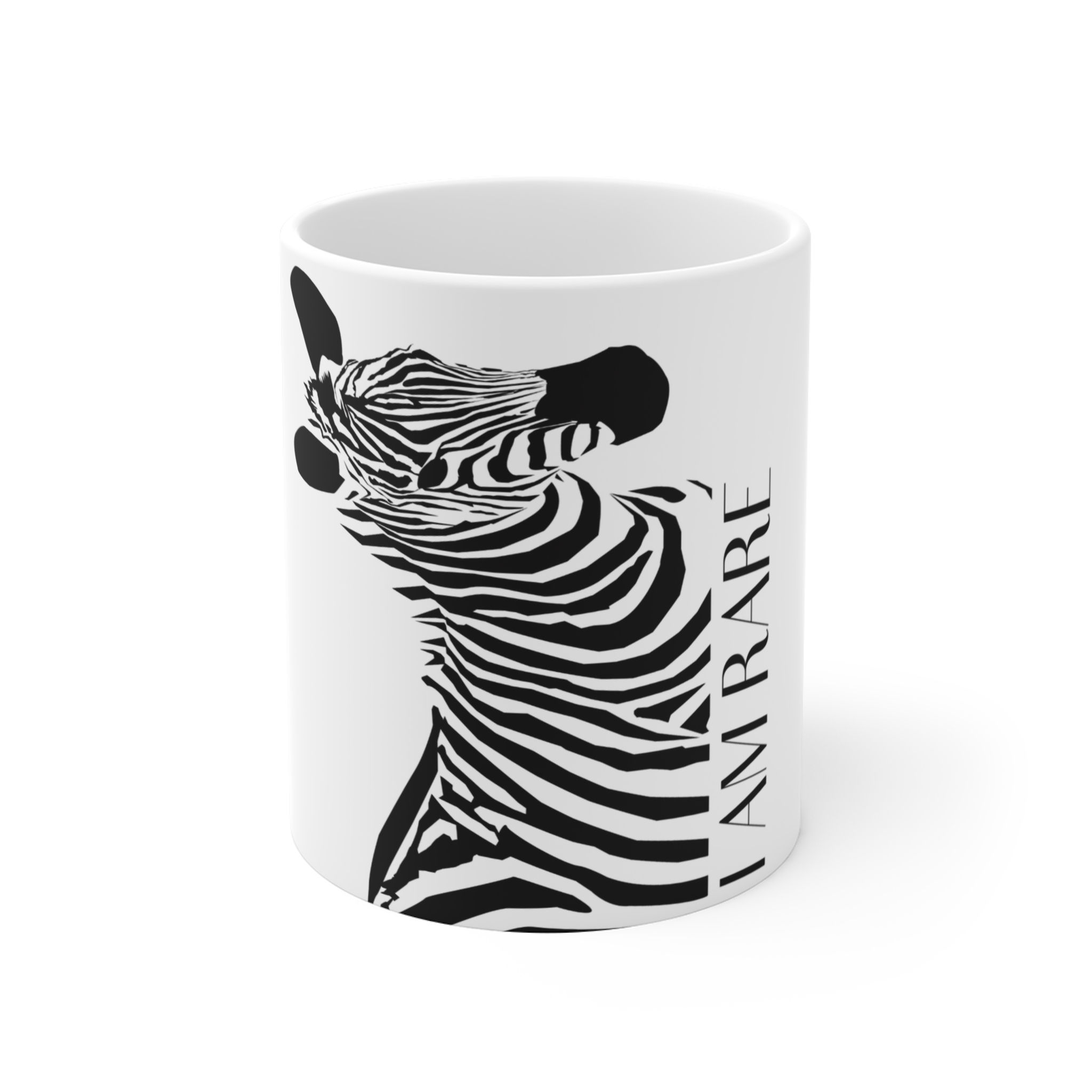 Zebra "I Am Rare" Mug | IIH Mug | Migraine Mug | Rare Disease Awareness