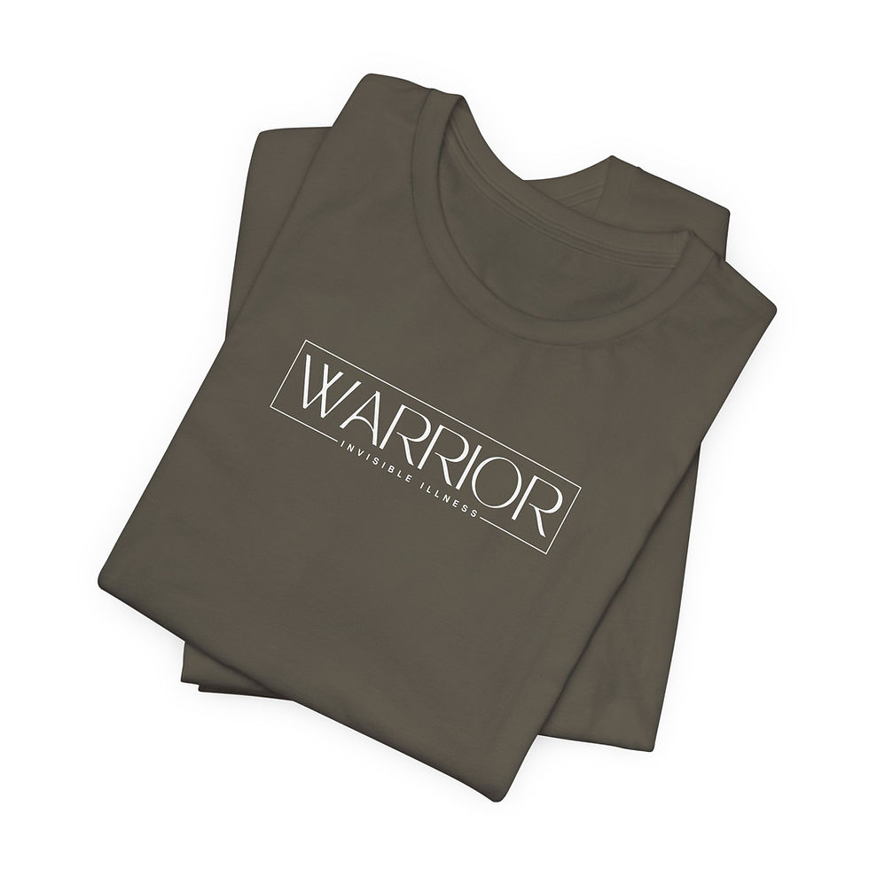 Thumbnail: Invisible Illness Warrior Tee | Chronic Illness Awareness | IIH Awareness