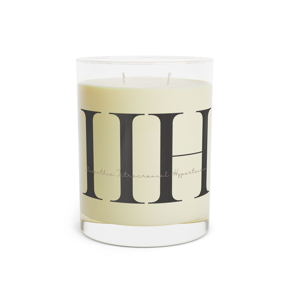 Thumbnail: IH Awareness Glass Candle | Awareness for Idiopathic Intracranial Hypertension