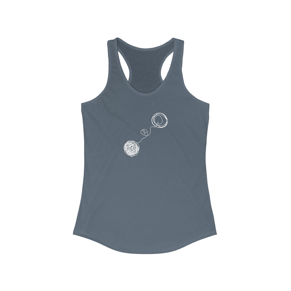 Thumbnail: IIH Brain Chaos Racerback Tank | Idiopathic Intracranial Hypertension Awareness