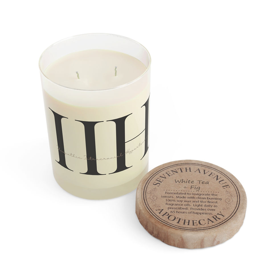 Thumbnail: IH Awareness Glass Candle | Awareness for Idiopathic Intracranial Hypertension