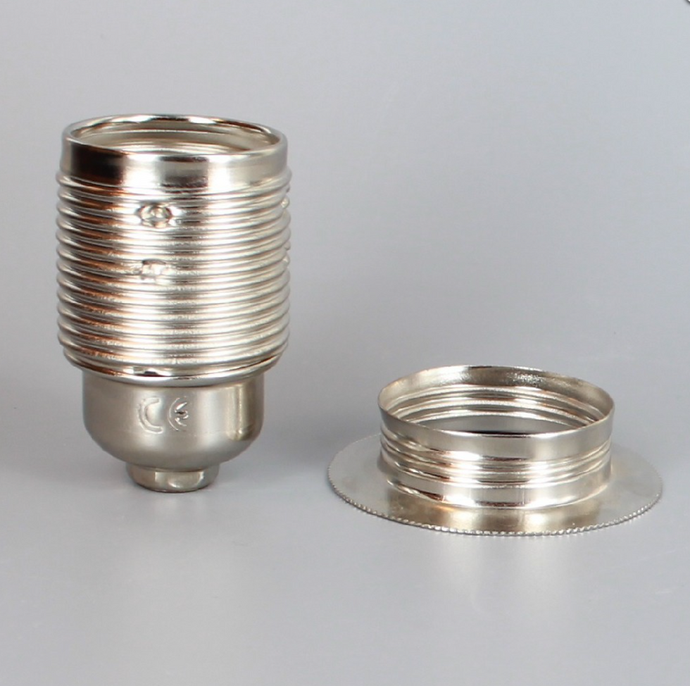 nickel euro lamp holder