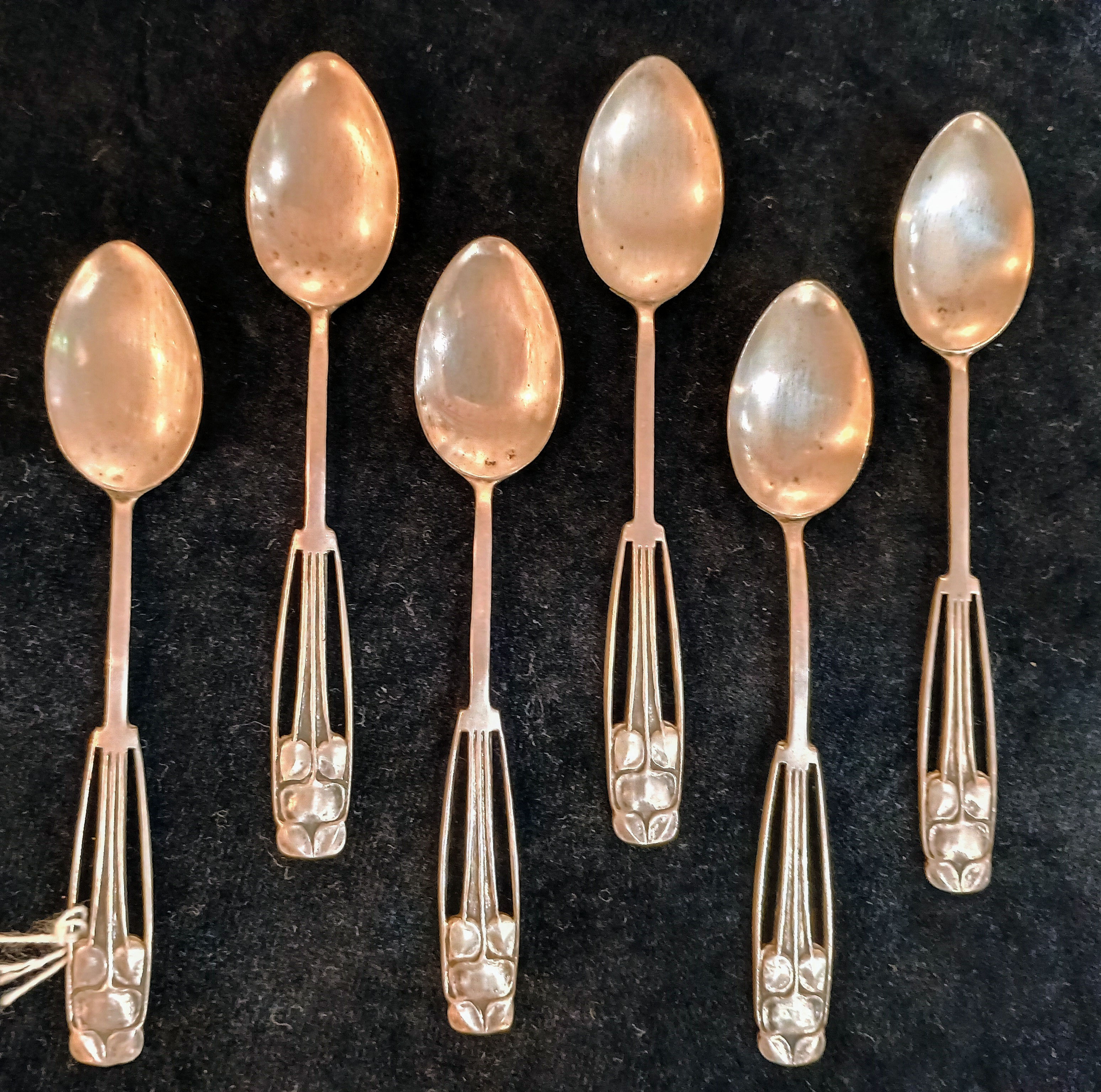 Archibald Knox Silver Tea Spoons