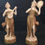 Thumbnail: Royal Dux Pair of Art Nouveau Figures.