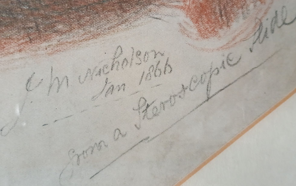 Thumbnail: "Lady With Red Robe" Watercolour By John Miller Nicholson