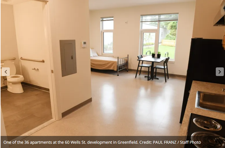 One of the apartments. Photo credit Paul Franz.