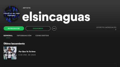 ya disponible en spotify Deezer y 20 tiendas mas online