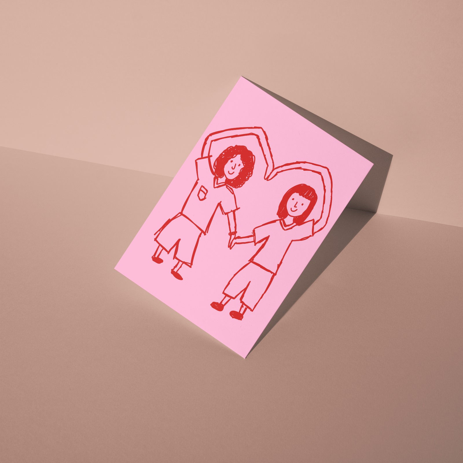 Postkarte Freundschaftsliebe