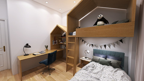 Playful Kids Bedroom