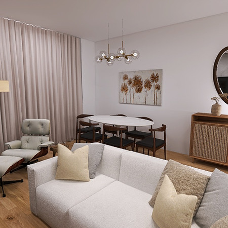 Serene and Timeless Living Space