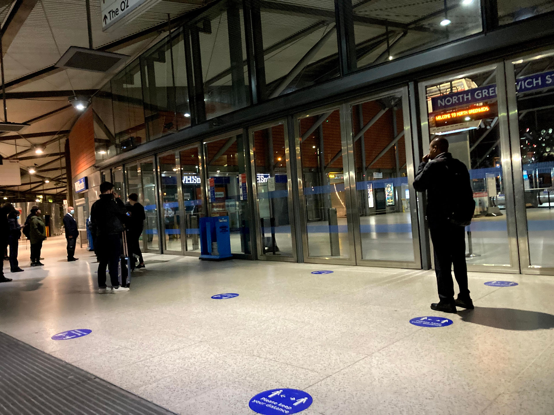 North Greenwich Station, 5am