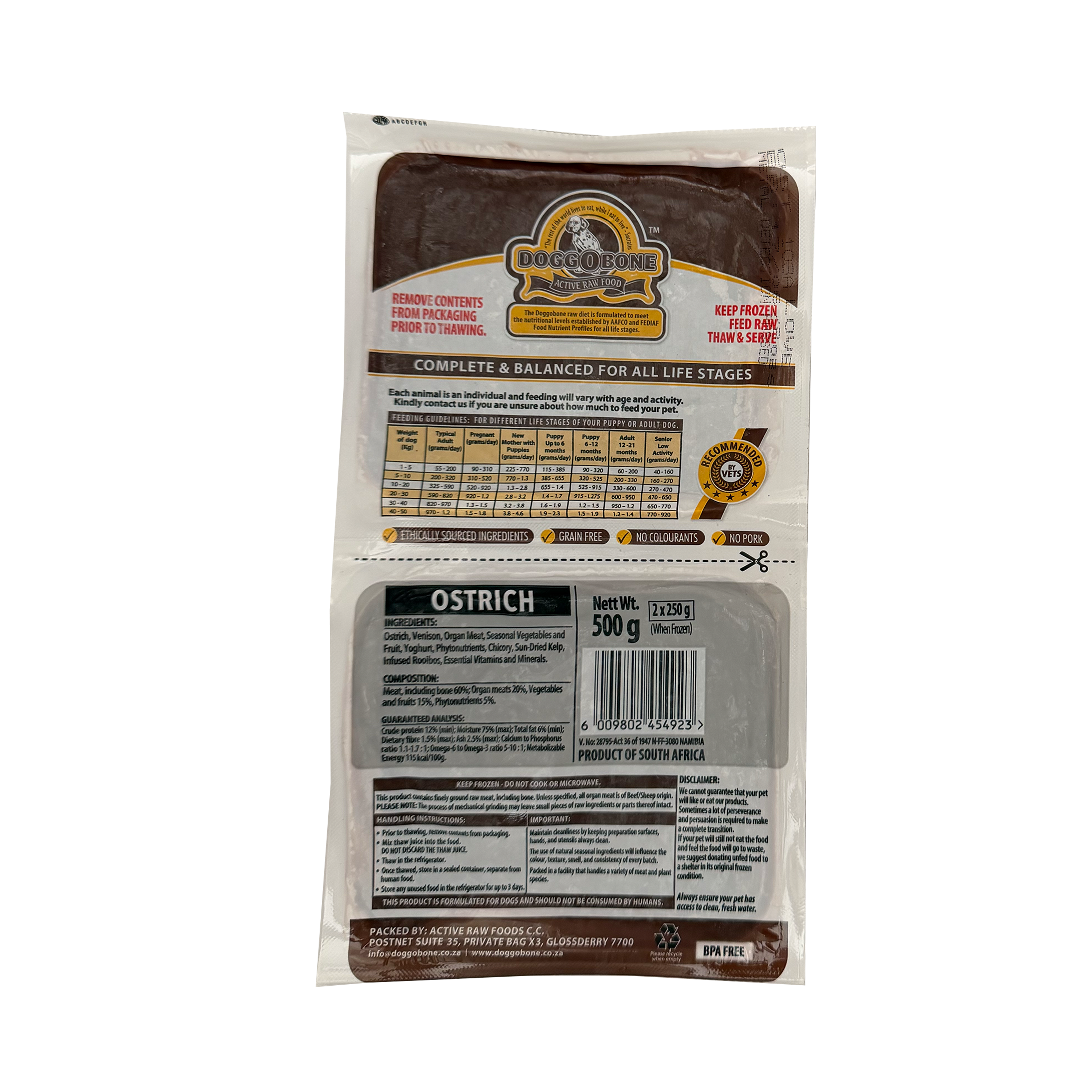 Doggobone Ostrich 500g