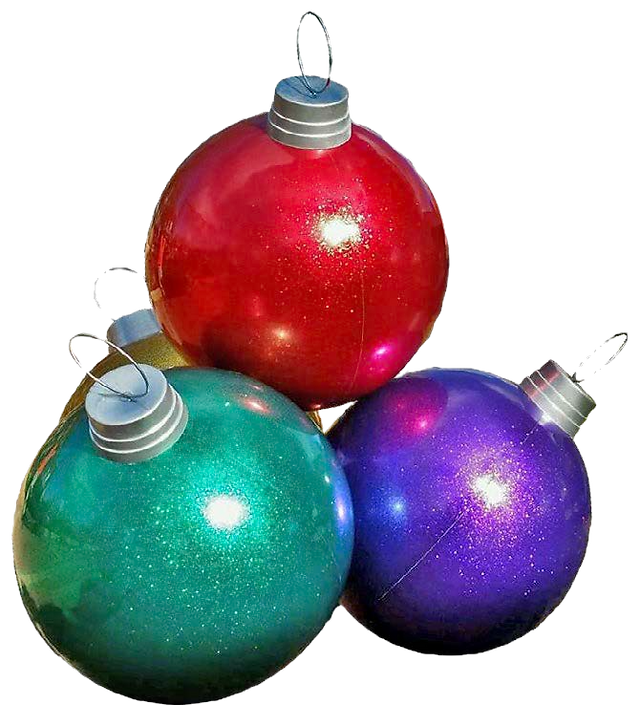 Giant Stacked Ornaments