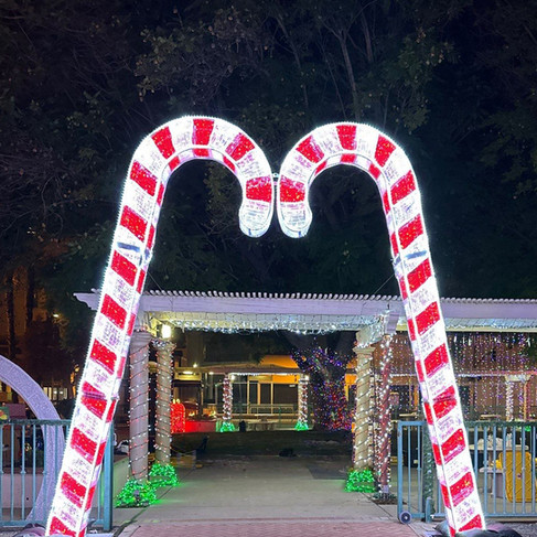 14FT Candy Cane Walkthrough Arch