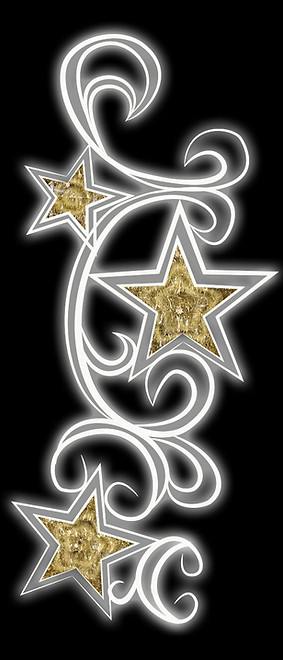 STARS AND SWIRLS_STAND ALONE_ONLY GRASS