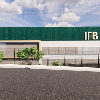 Imagem da Fachada da Infinita Flavours, projeto realizado pela envereda arquitetura