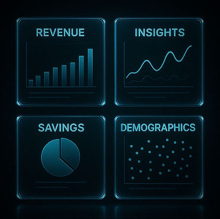 basic graphs with 3d edited data dashboard