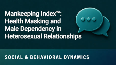 Mankeeping Index™: Health Masking, Hidden Support Systems, and Male Dependency in Heterosexual Relationships