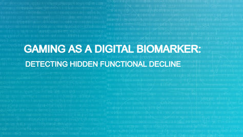 Gaming as a Digital Biomarker: Detecting Hidden Functional Decline
