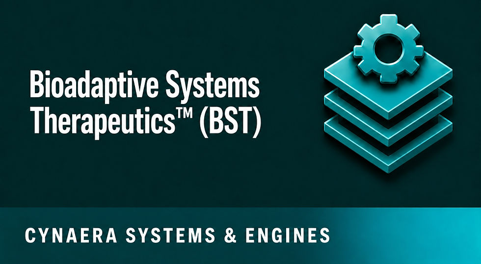 Bioadaptive Systems Therapeutics™ (BST): Engineering Remission Through Terrain Logic