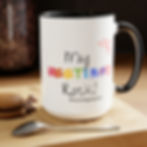 Thumbnail: Two-Tone Coffee Mugs, 15oz