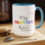 Thumbnail: Two-Tone Coffee Mugs, 15oz