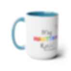 Thumbnail: Two-Tone Coffee Mugs, 15oz