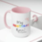 Thumbnail: Two-Tone Coffee Mugs, 15oz