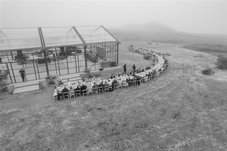 Aerial View Of the Wedding ceremony