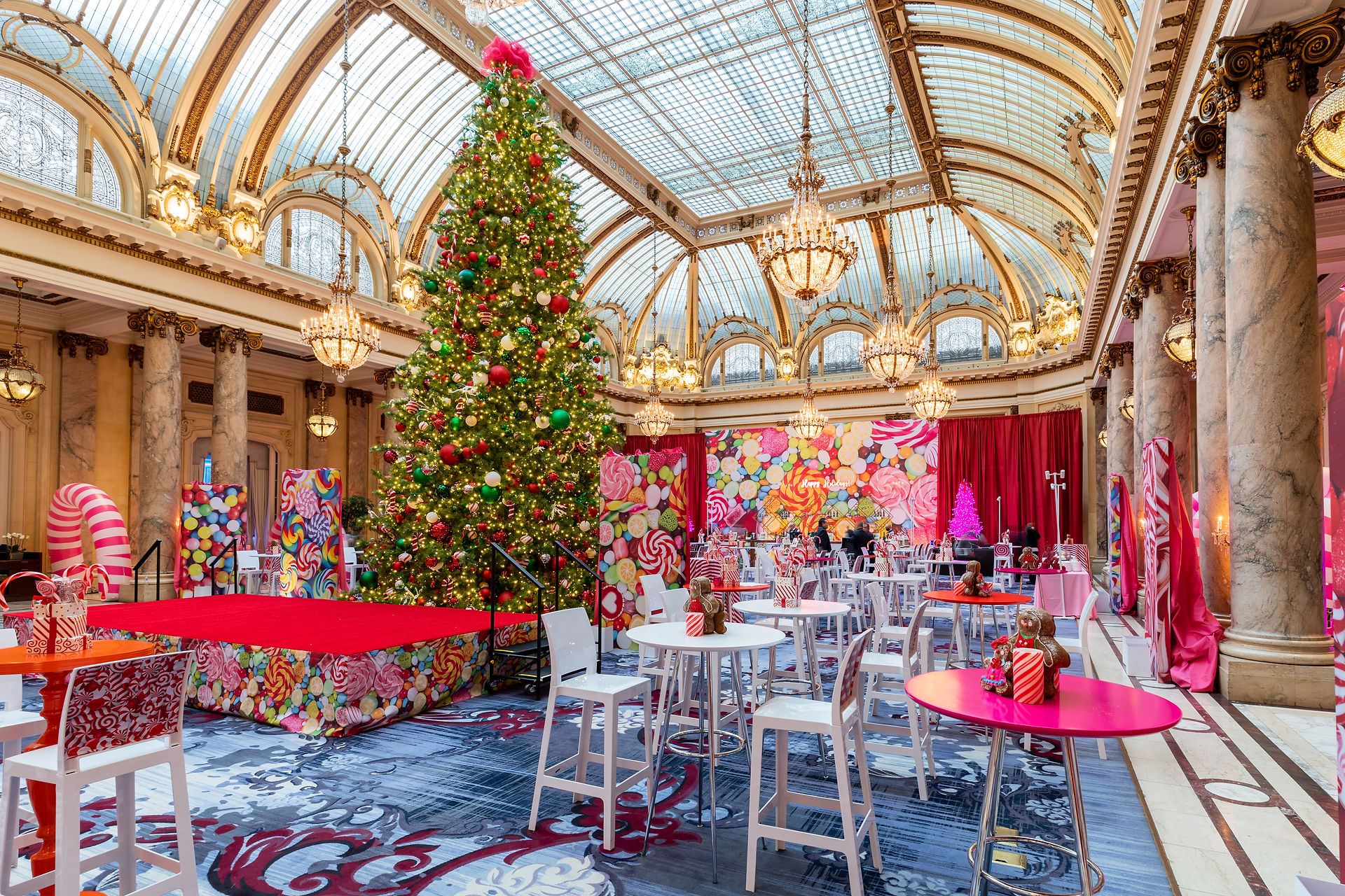Holiday Tree At The Palace Hotel 