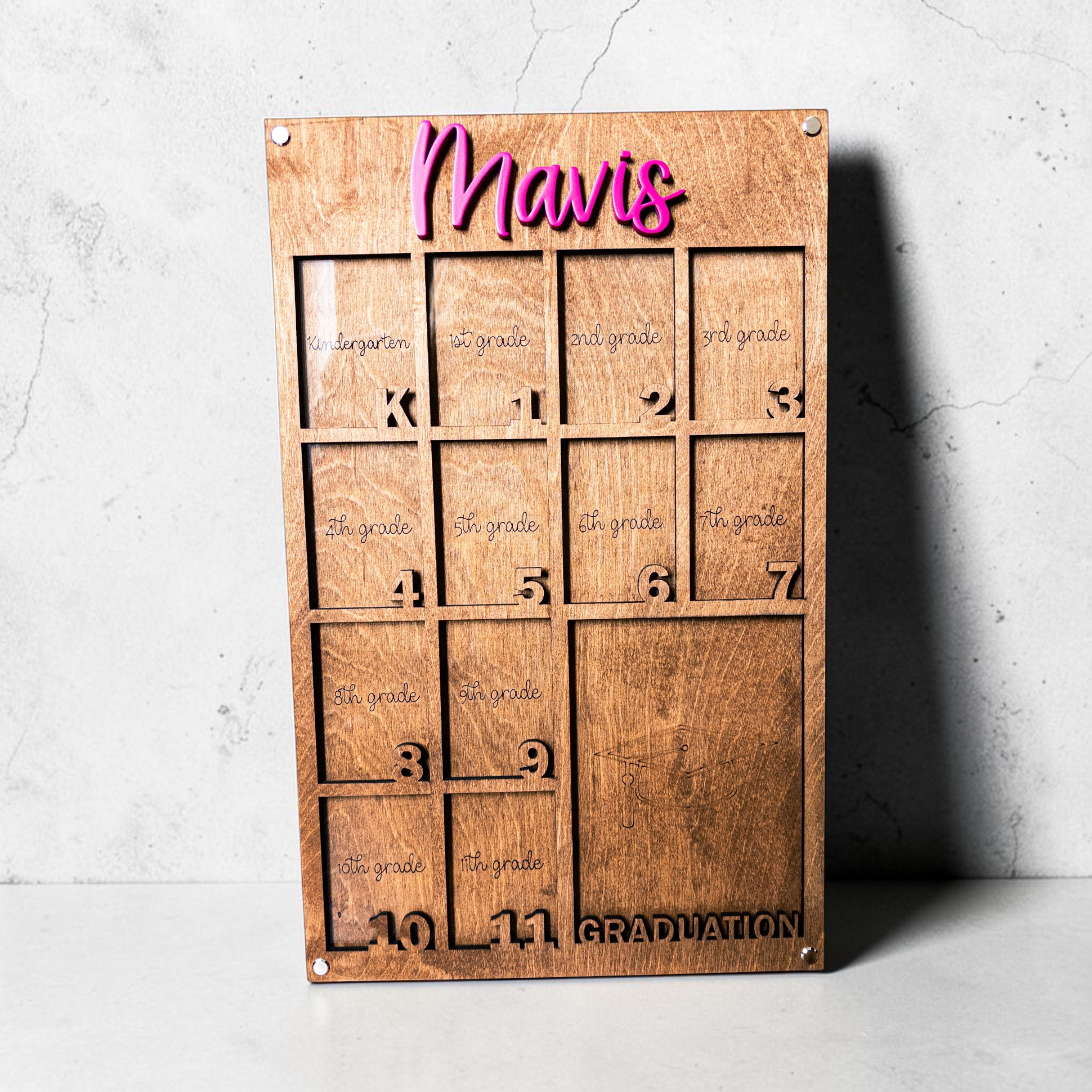 K–12 School Years Photo Frame (Kindergarten to Grade 12)
