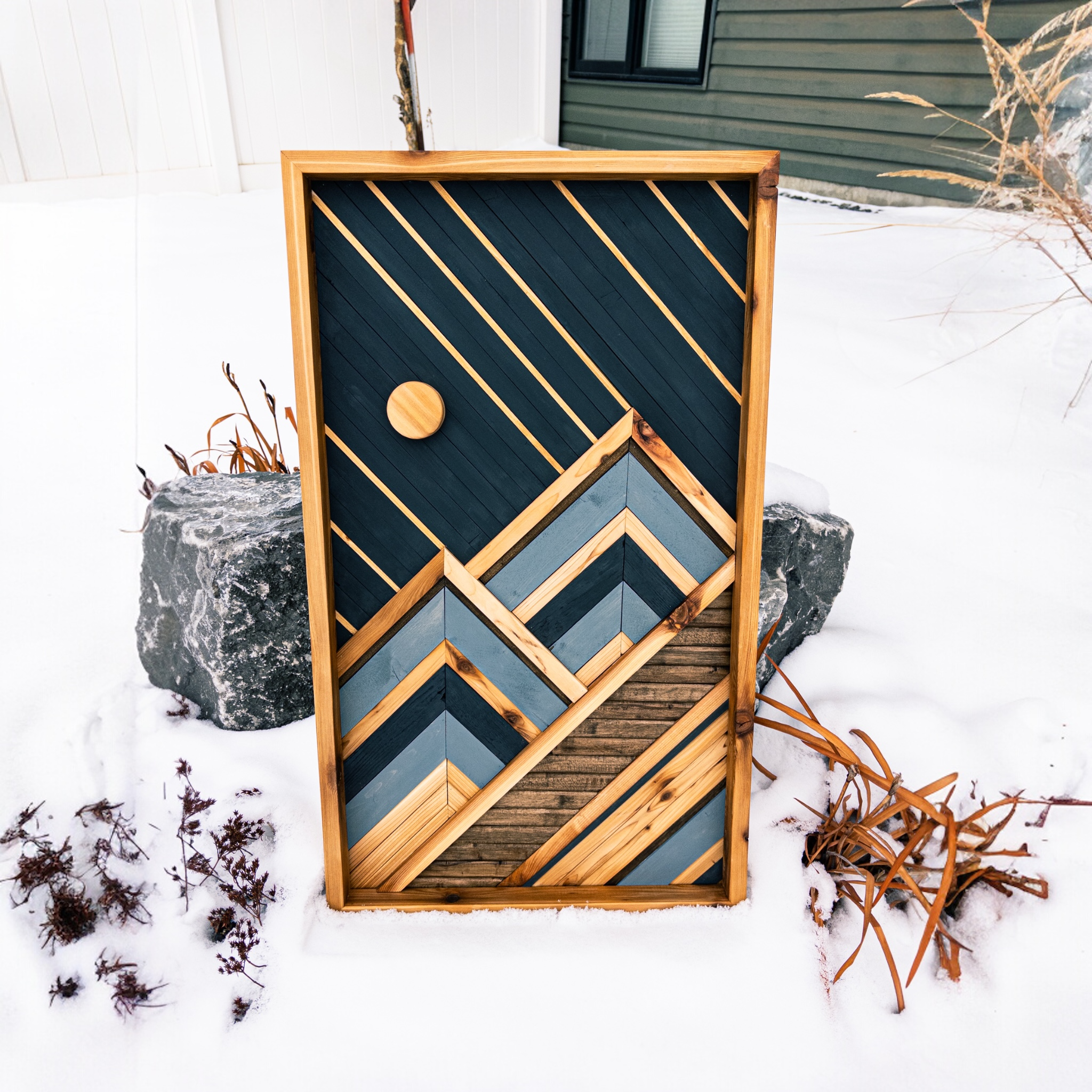 Midnight Ridge - Reclaimed Wood Wall Art